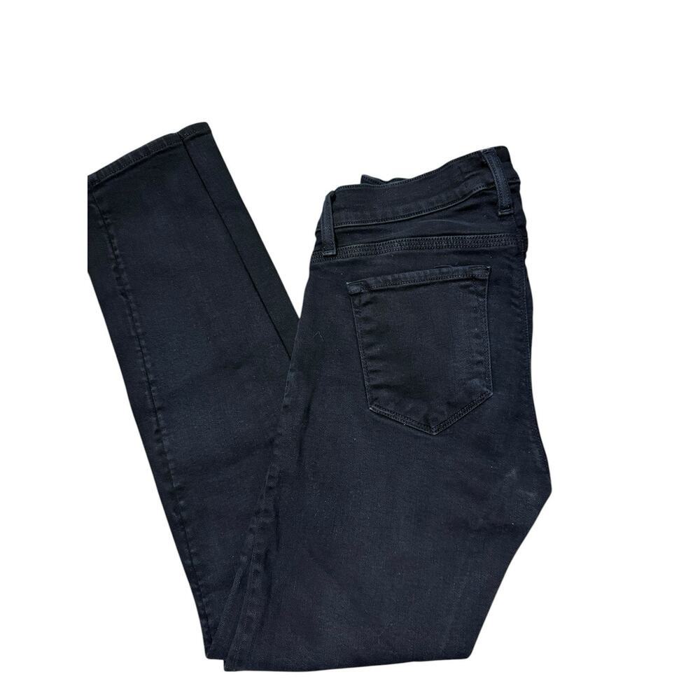 Baldwin Jeans Womens 28 Sophia Mid Rise Skinny Made in USA Black